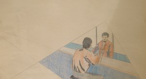 AI sketch for 1988 series of AI works