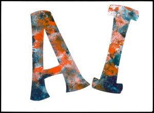 AI Greeting card by Amy Ione