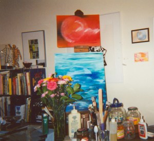 Photograph of Amy Ione with Through the Mining Circle