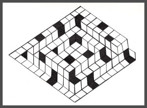 Black and white greeting card by Amy Ione