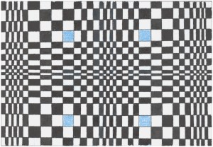 Optical drawing by Amy Ione